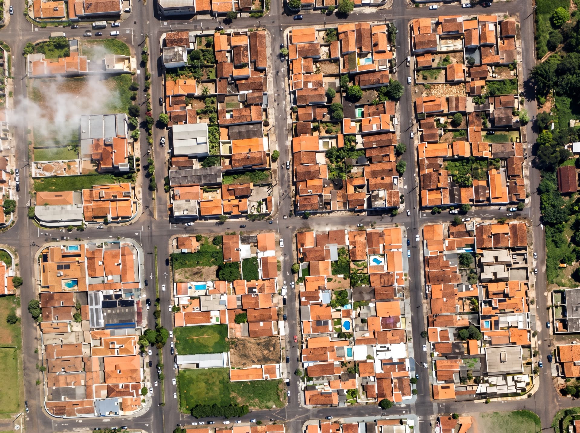 Vista aérea do bairro, imagem ilustrativa