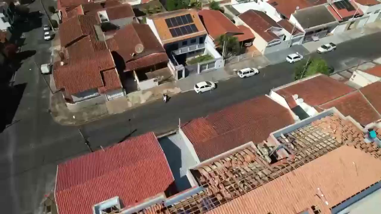 Obra do Edifício Olívia vista de drone